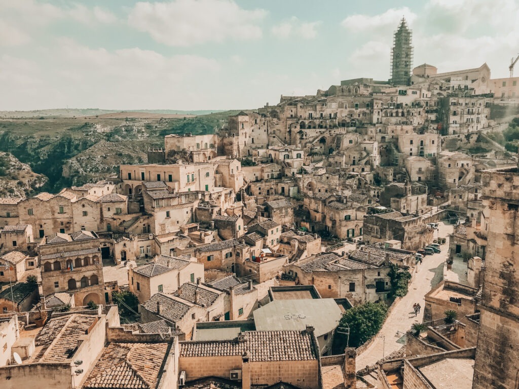 View of Matera Italy