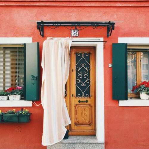 Door in Murano Italy