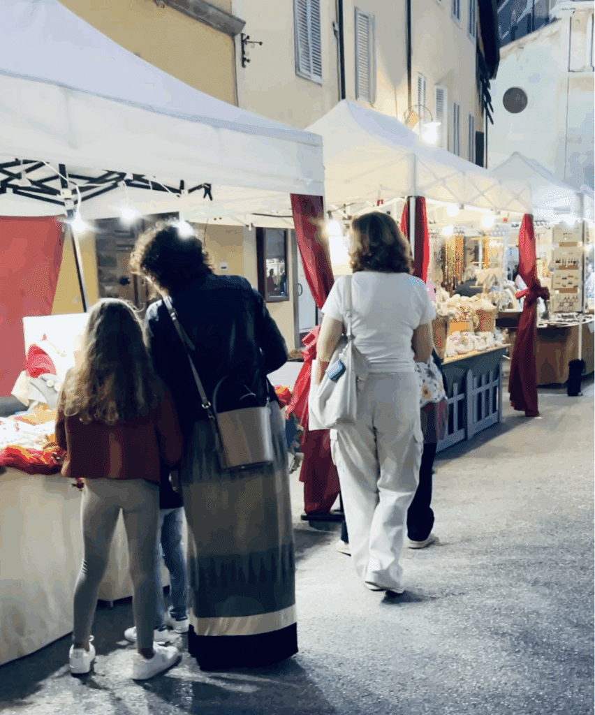 The passegiata in Italy