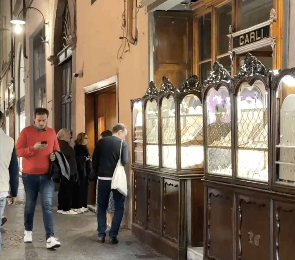 the passegiata in Italy