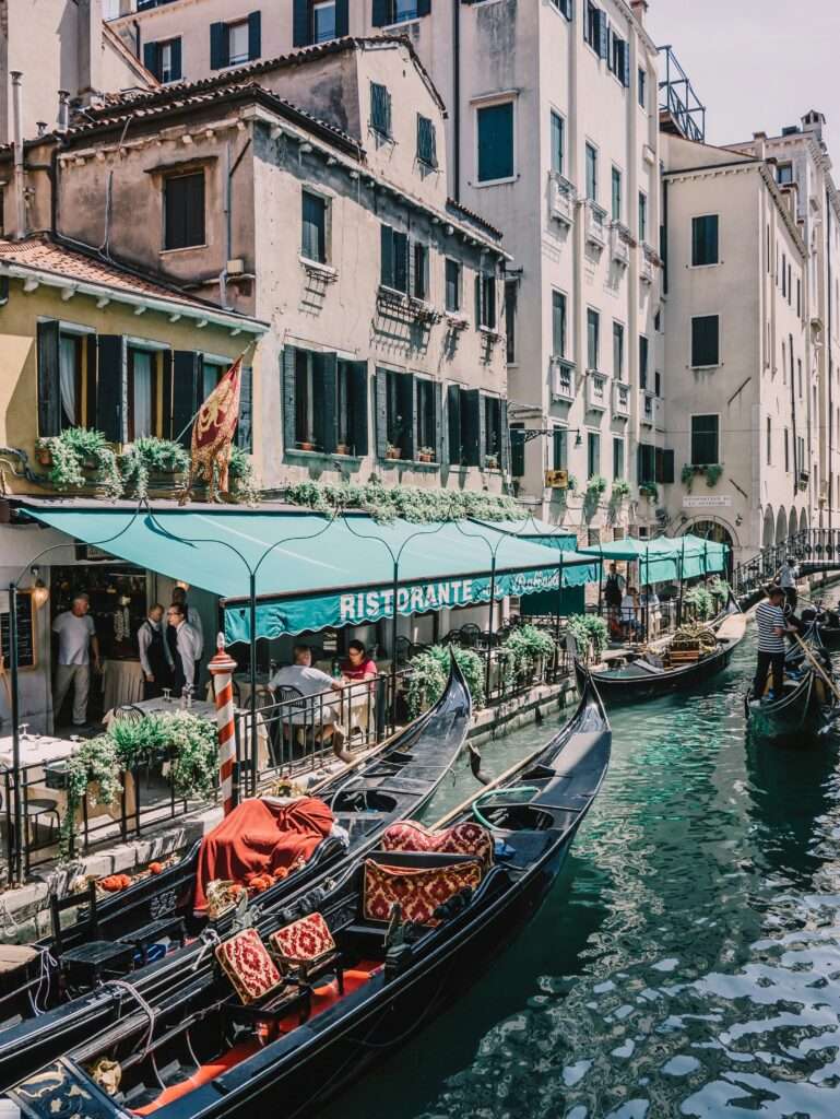 Venice gondola restaurant