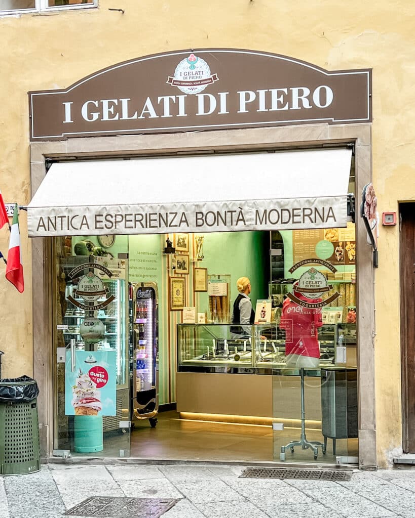 Gelateria in Italy