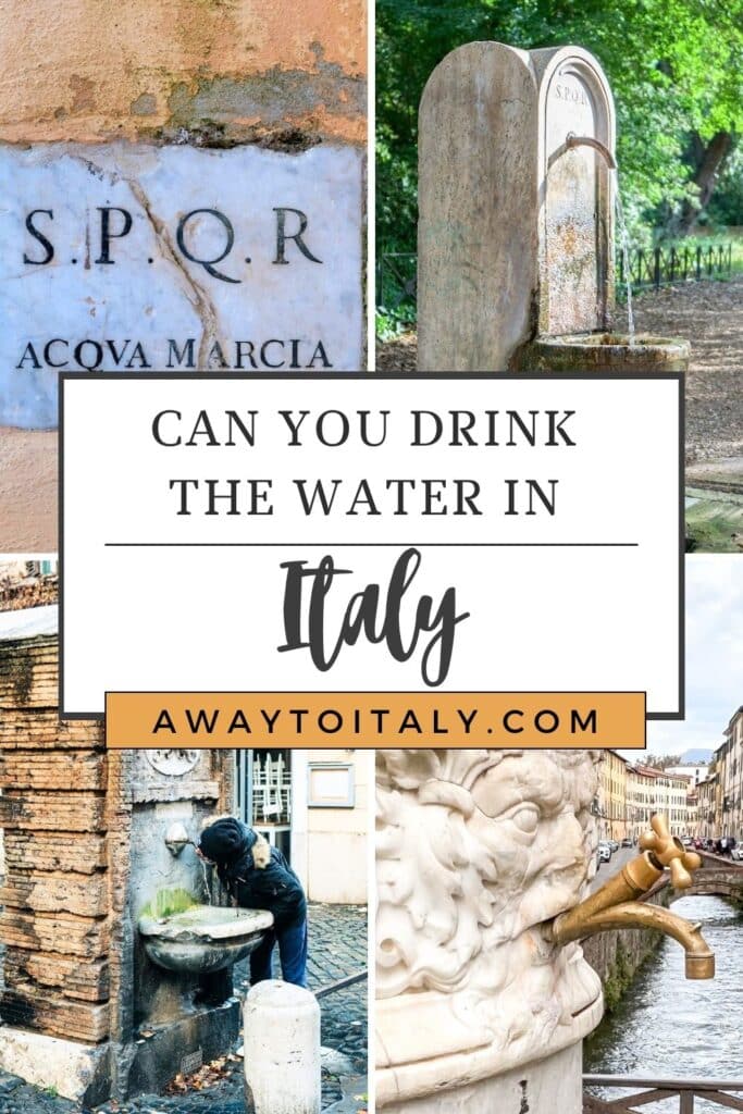 Is tap water safe in Italy?