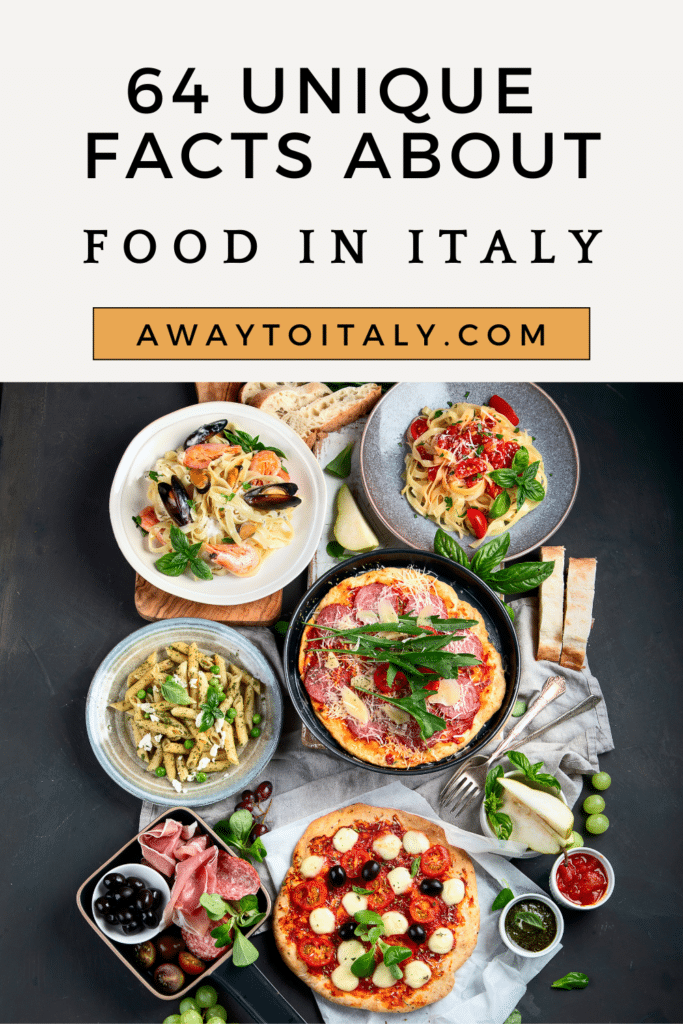 Facts about food in Italy