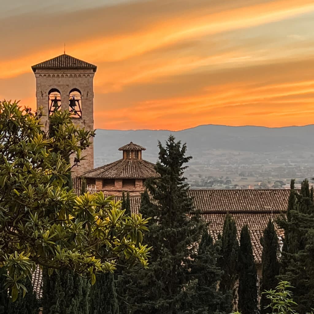 view from within assisi umbria Italy