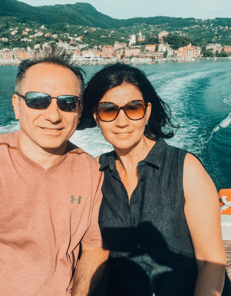 Couple traveling Italy