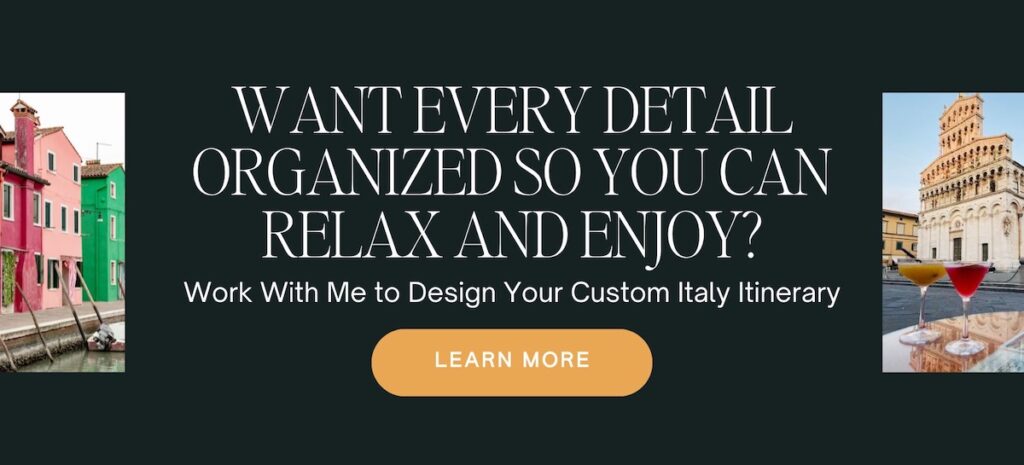planning an italy trip