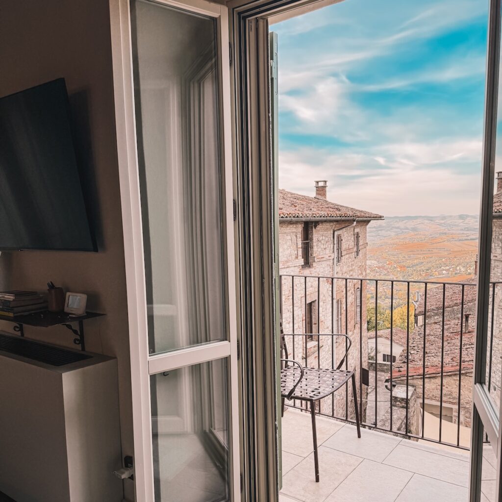 todi umbria view from room