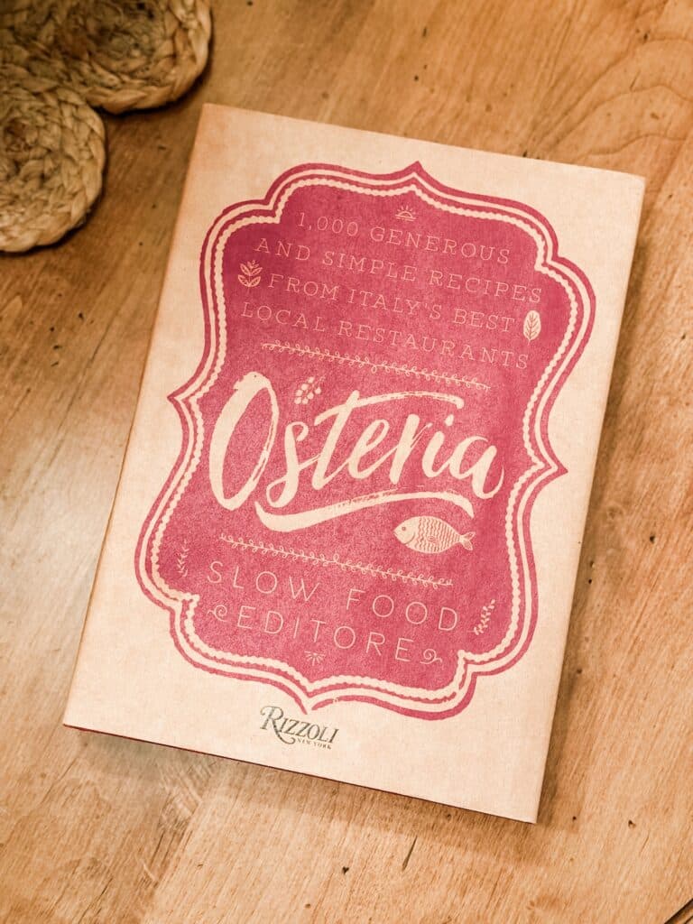 osteria authentic italian cookbook