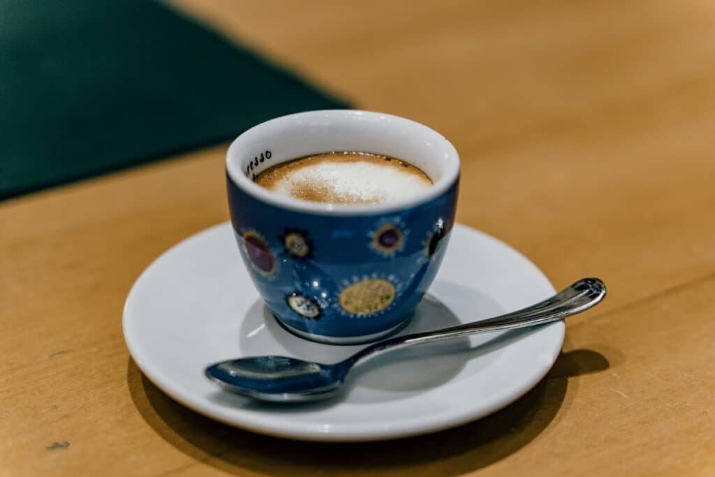 coffee espresso first day in Italy